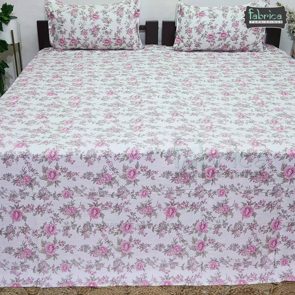 Glory Pure Cotton Premium King Size Bedsheet