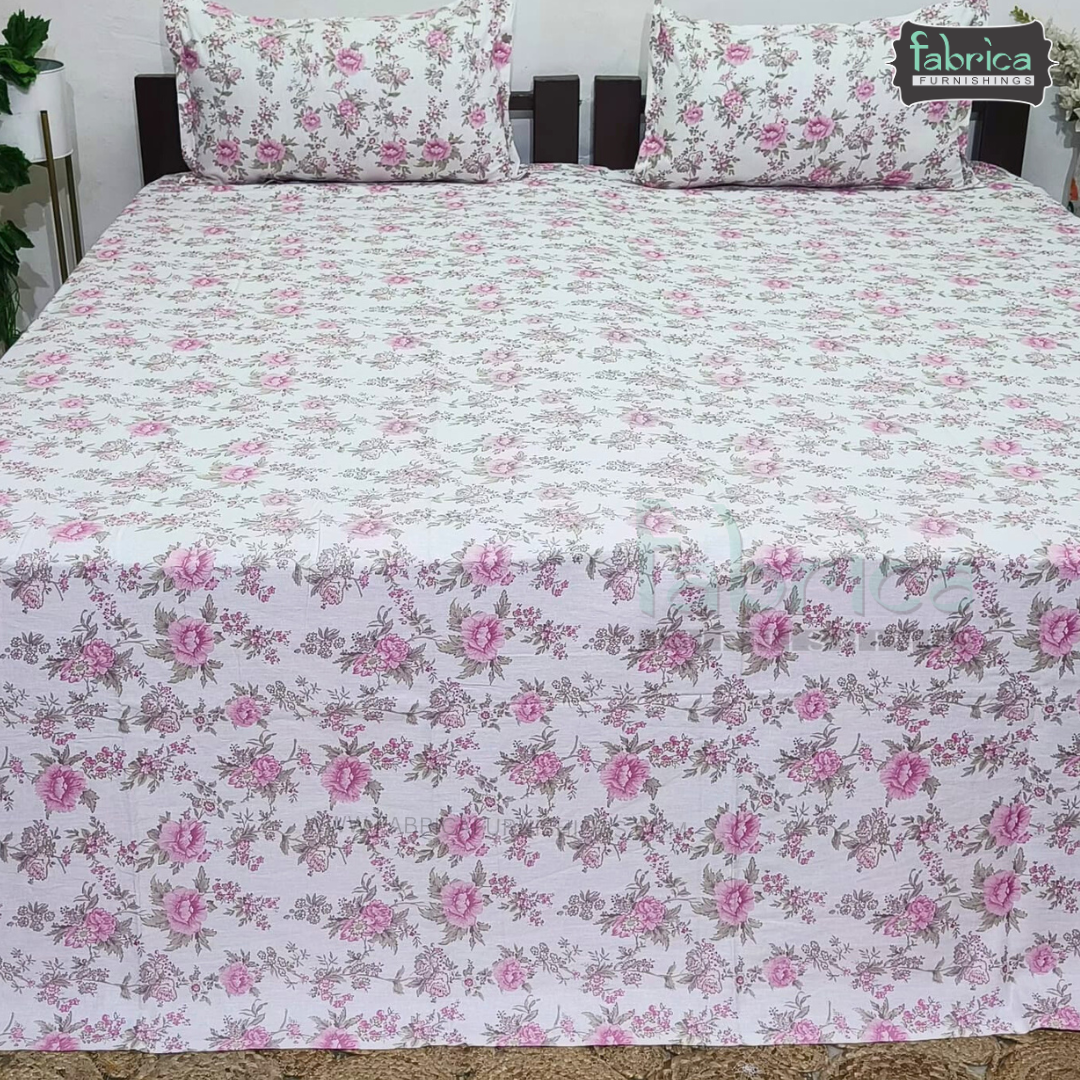 Glory Pure Cotton Premium King Size Bedsheet