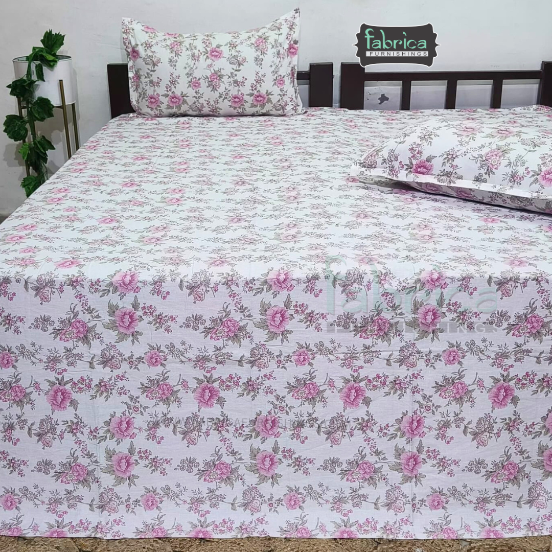Glory Pure Cotton Premium King Size Bedsheet