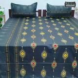 Procian Print Premium Pure Cotton Queen Size Bedsheet
