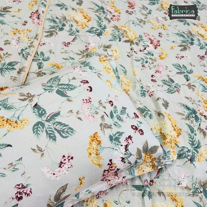 Traditional Anokhi Printed King Size 4 Piece Pure Cotton Bedsheet