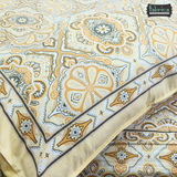 Royal Rajasthani Handblock Print Pure Cotton Double Bed Bed Sheets (90*108 Inch)