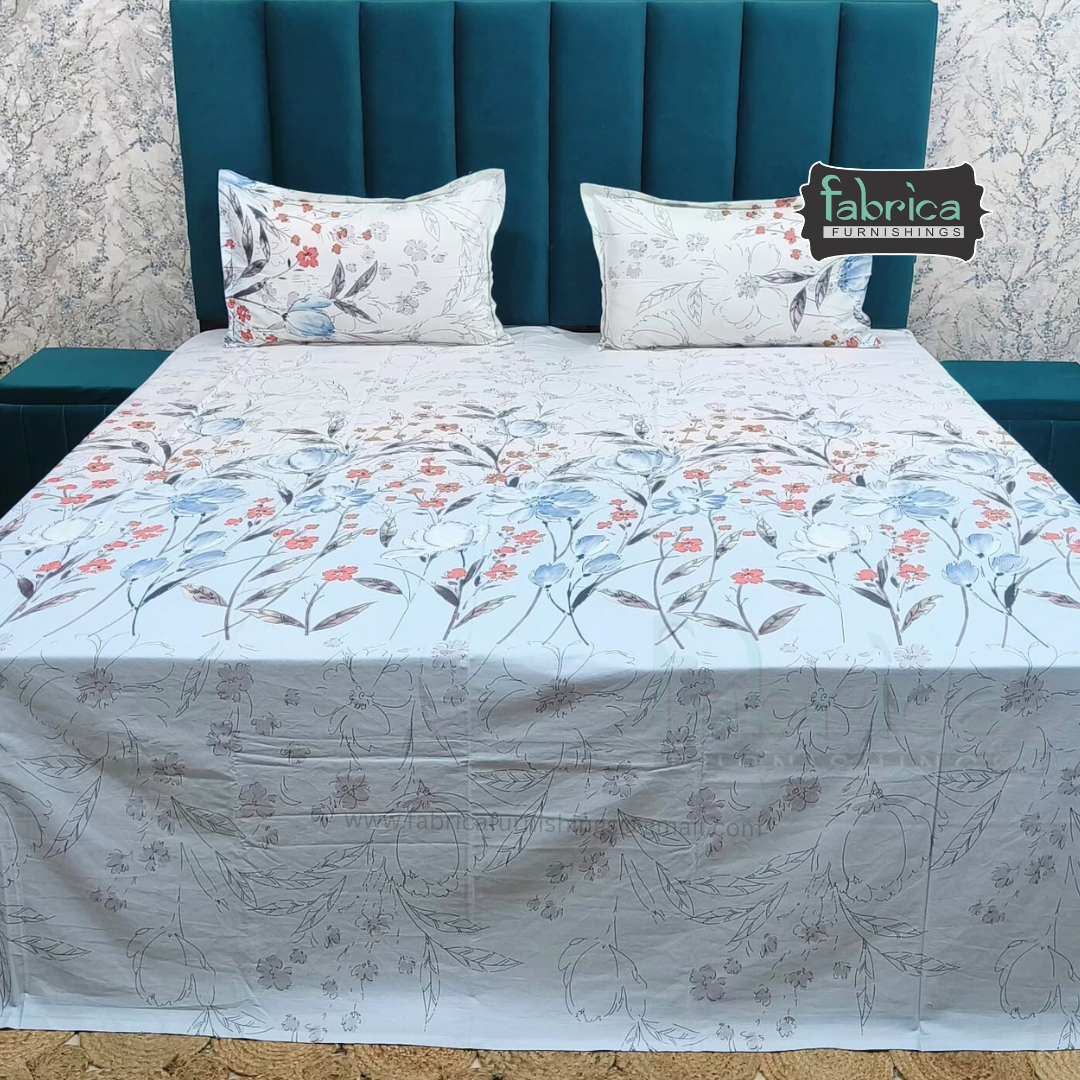 Glory Pure Cotton Premium King Size Bedsheet