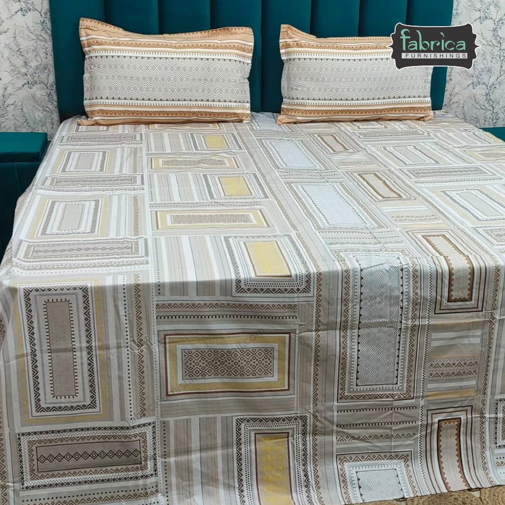 Irish printed  super king size pure cotton bedsheet