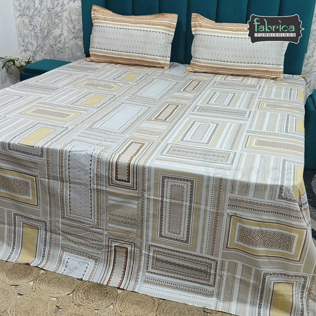 Irish printed  super king size pure cotton bedsheet