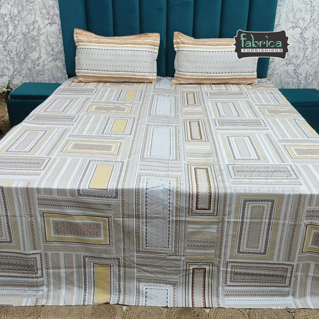 Irish printed  super king size pure cotton bedsheet