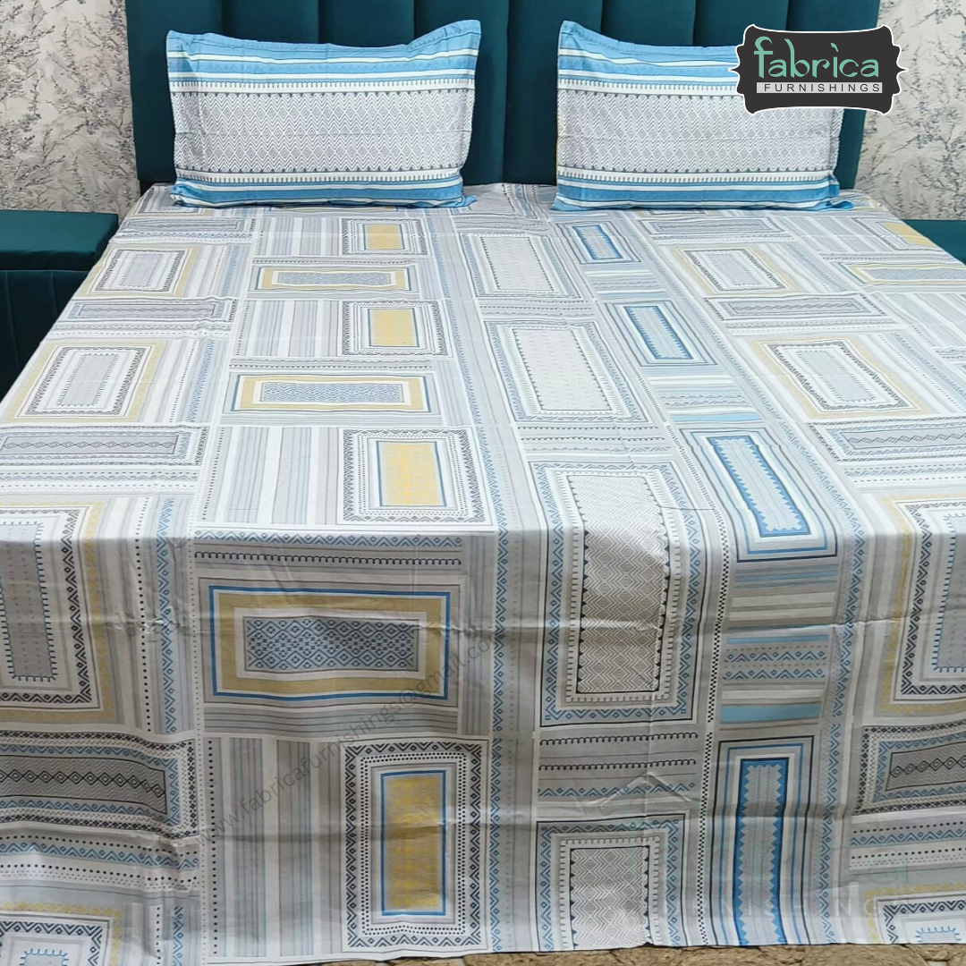 Irish printed  super king size pure cotton bedsheet