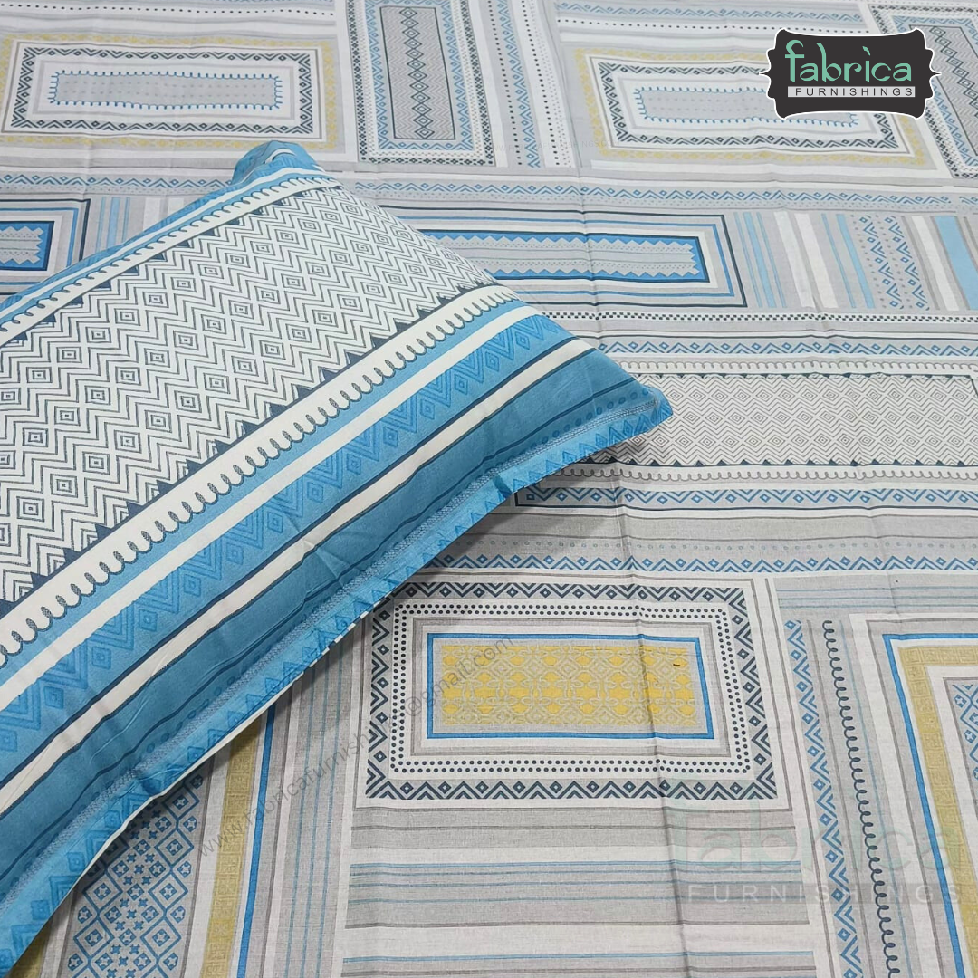 Irish printed  super king size pure cotton bedsheet