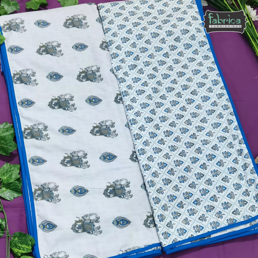 Blissed Pure Cotton Soothing Single Duvet Covers Pair (TEHAR)