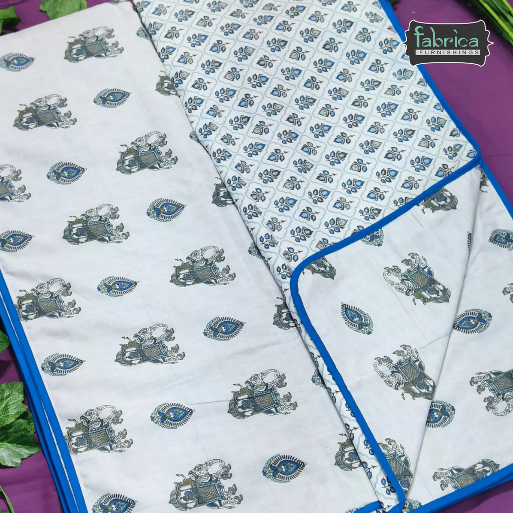 Blissed Pure Cotton Soothing Single Duvet Covers Pair (TEHAR)