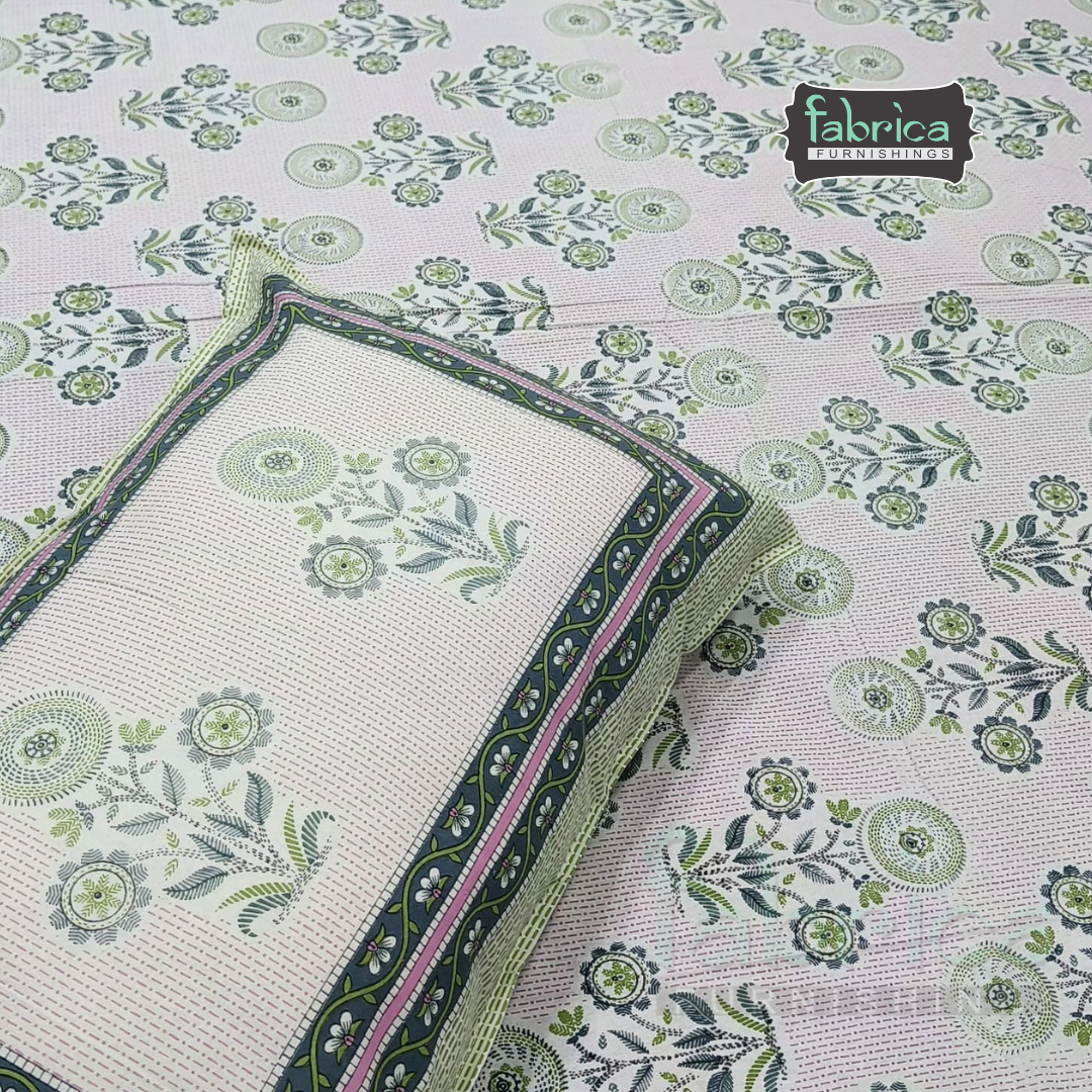 Royal Rajasthani Handblock Print pure Cotton Double Bed Sheets