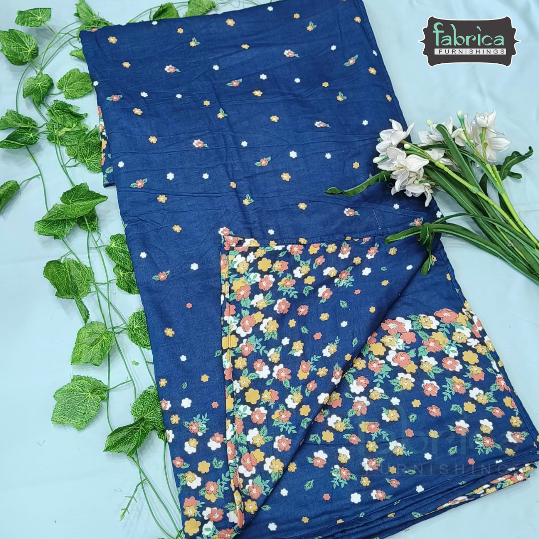 Noor Printed Mul Cotton Double Bed AC Duvet ( Tehar )