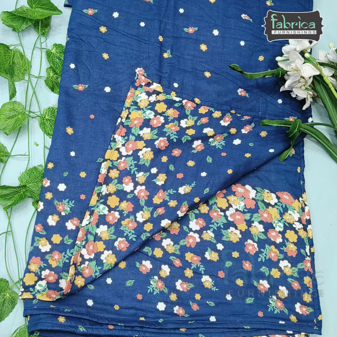 Noor Printed Mul Cotton Double Bed AC Duvet ( Tehar )