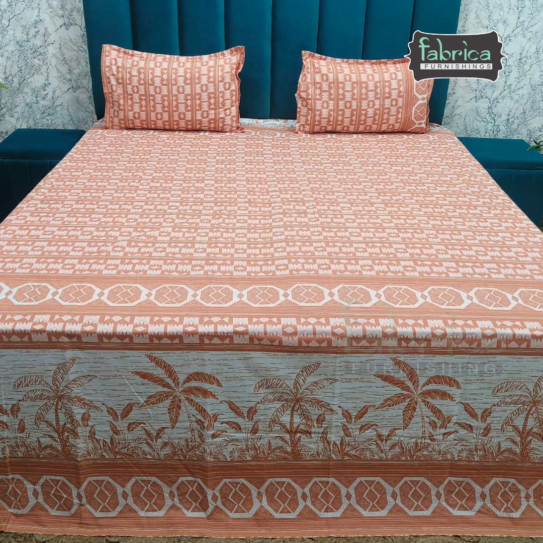 Premium Export Cotton King Size Printed Bedsheet