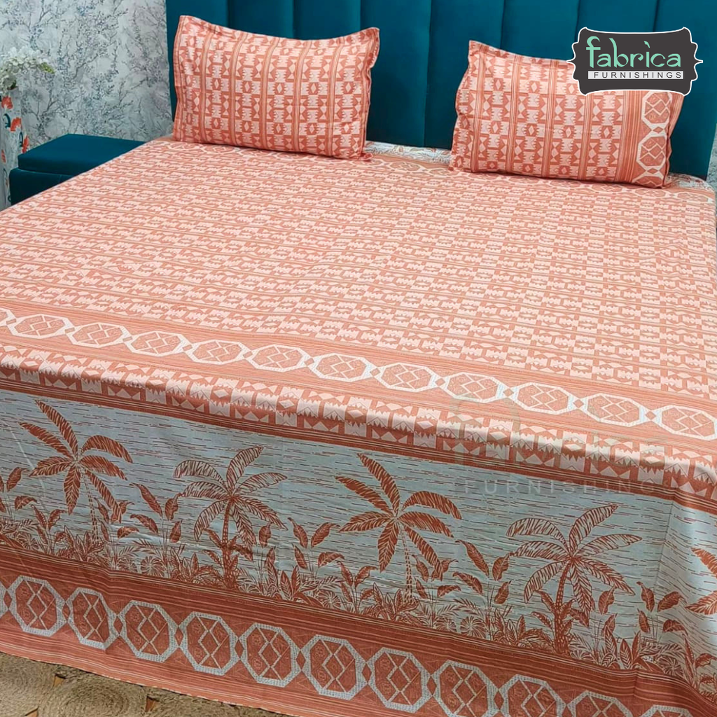 Premium Export Cotton King Size Printed Bedsheet