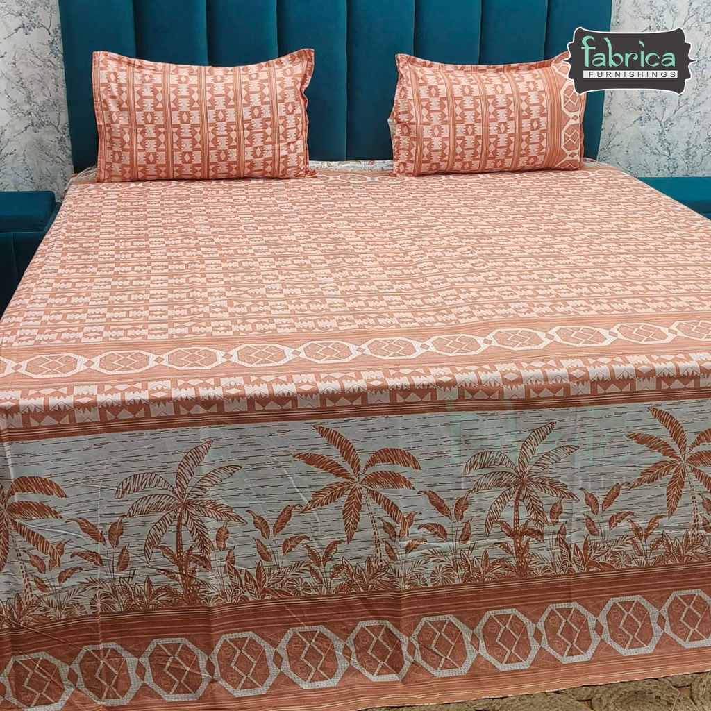 Premium Export Cotton King Size Printed Bedsheet