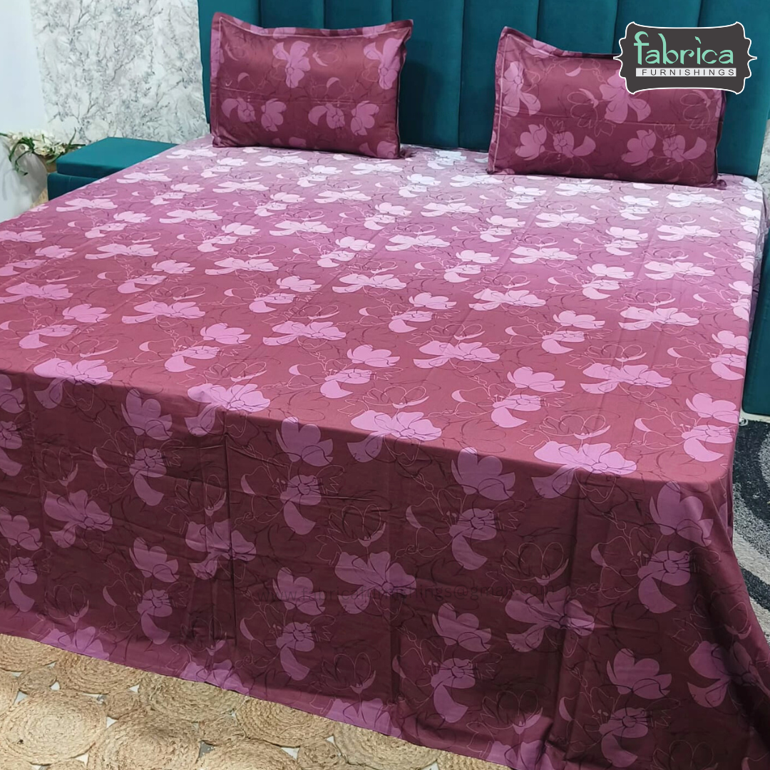 Procian Premium Pure Cotton Printed King Size Bedsheet