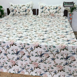 Traditional Anokhi Prints Pure Cotton King Size Lacework  Bedsheet