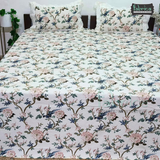 Traditional Anokhi Prints Pure Cotton King Size Lacework  Bedsheet