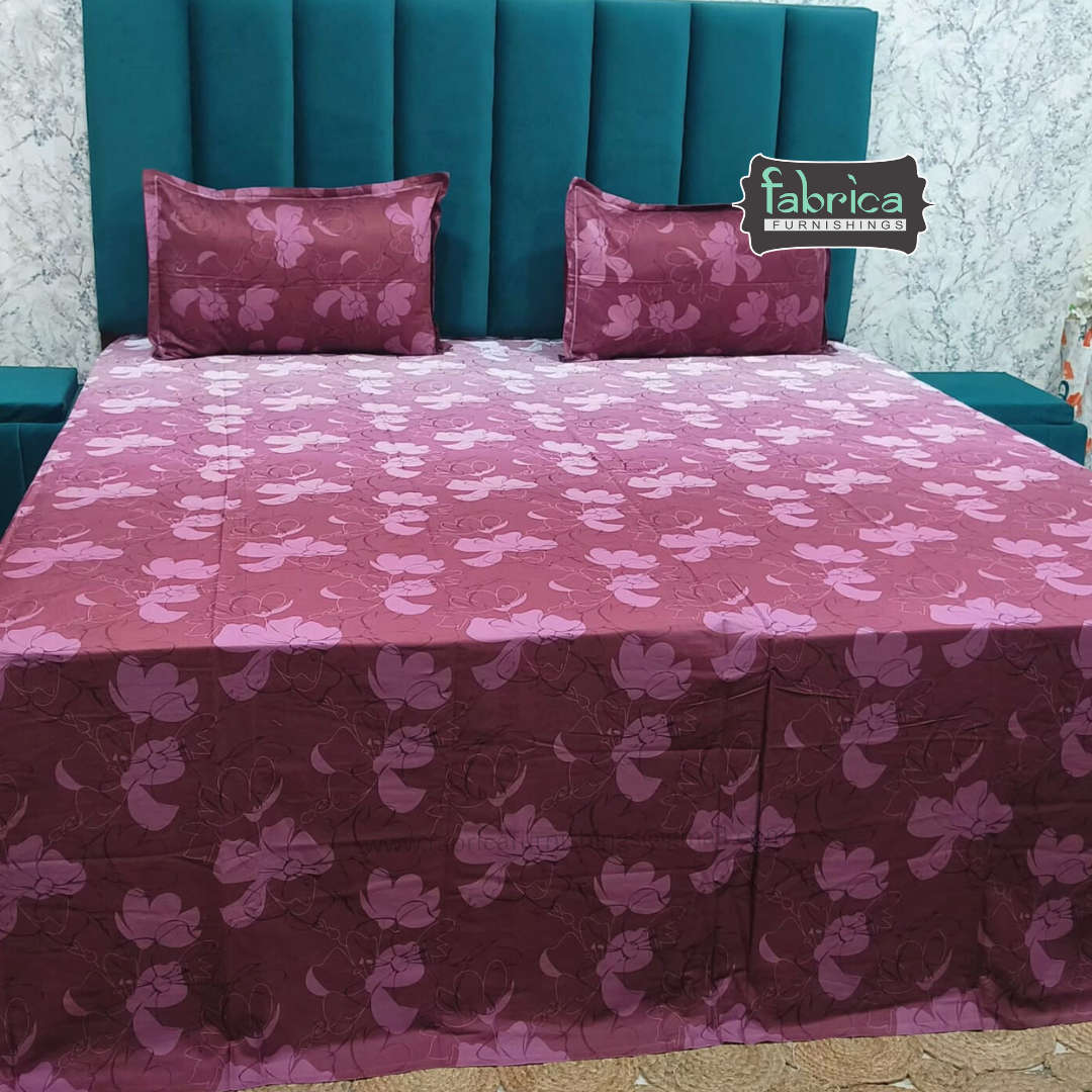 Procian Premium Pure Cotton Printed King Size Bedsheet