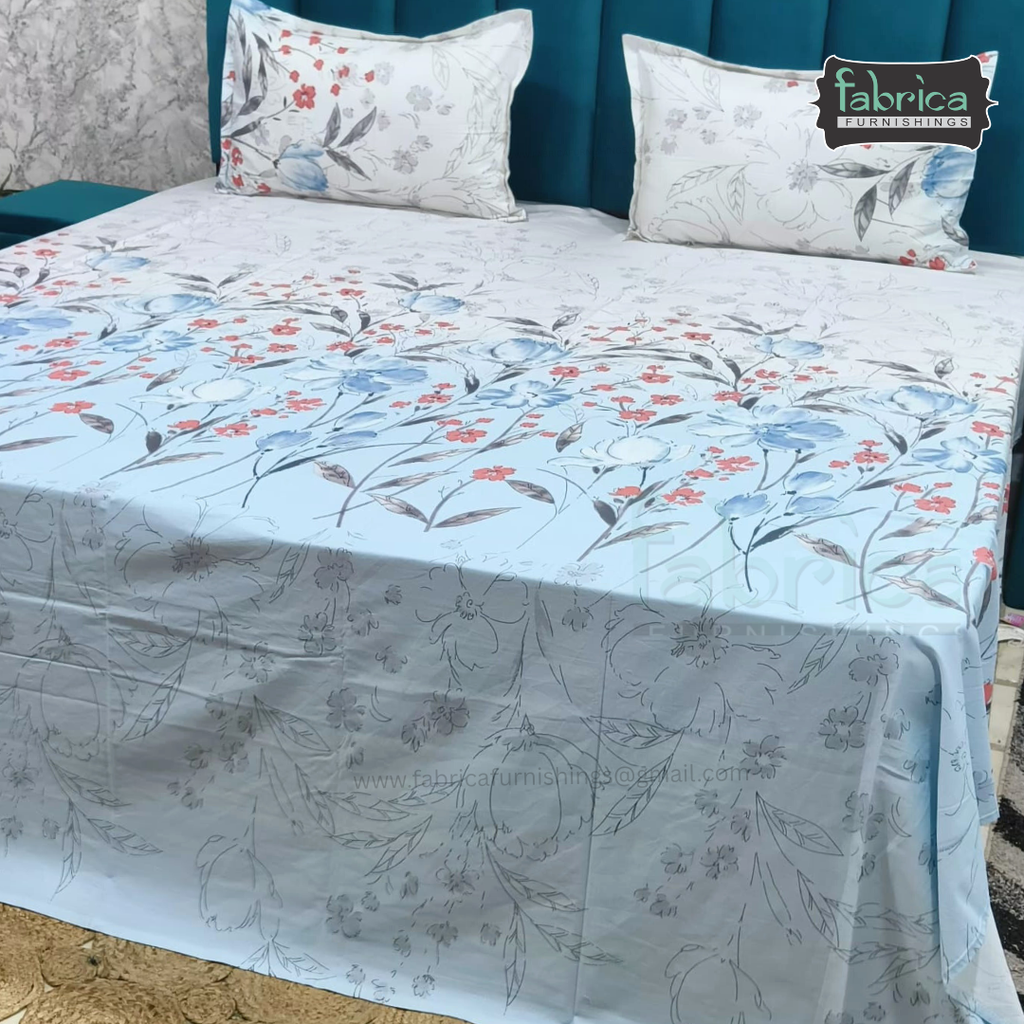 Glory Pure Cotton Premium King Size Bedsheet