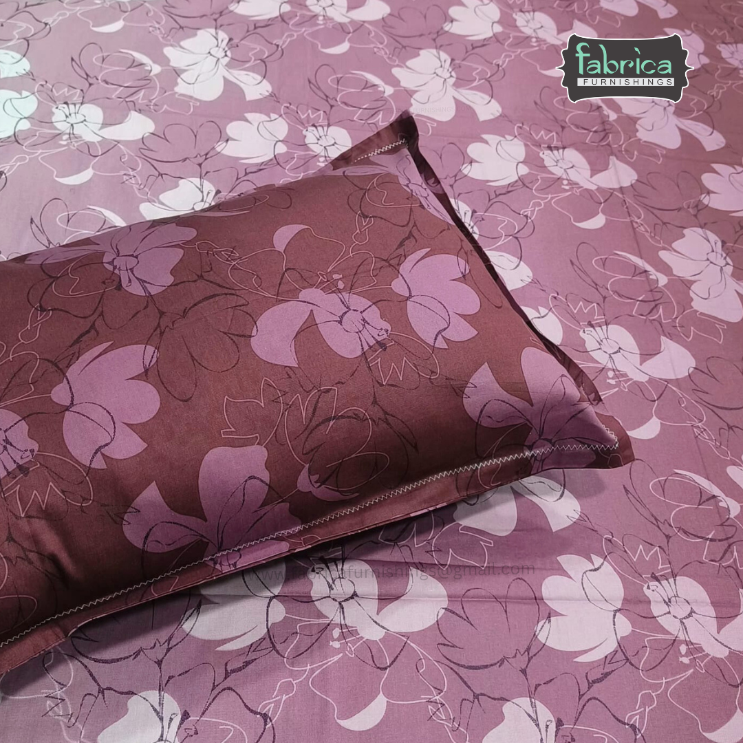 Procian Premium Pure Cotton Printed King Size Bedsheet