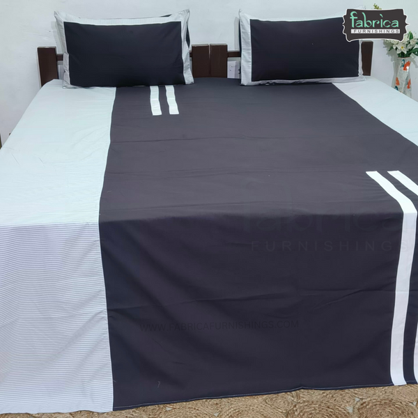 Fabby Decor Designer Pure Cotton King Size Mix & Match Bedsheet