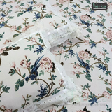 Traditional Anokhi Prints Pure Cotton King Size Lacework  Bedsheet