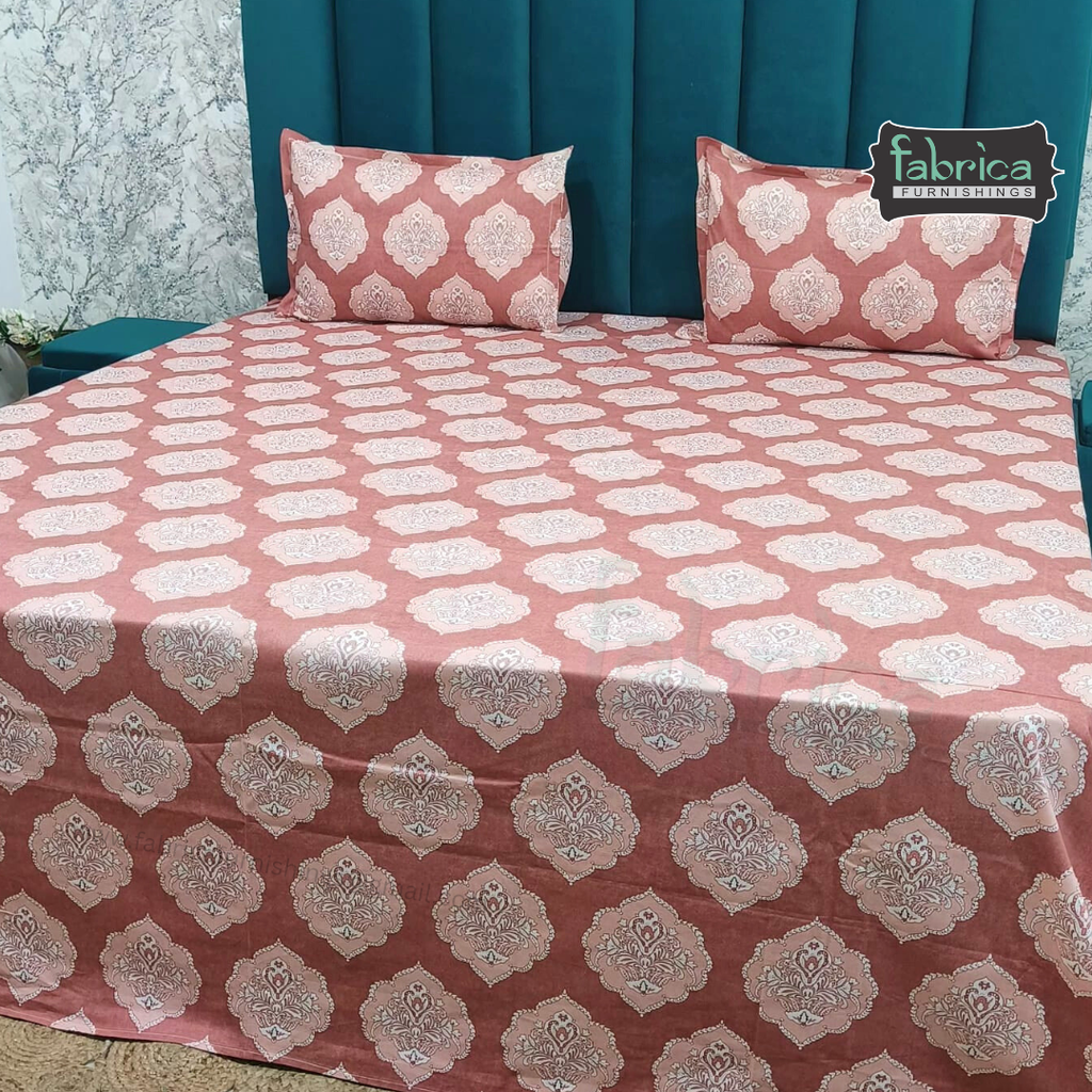 Glory Pure Cotton Premium King Size Bedsheet