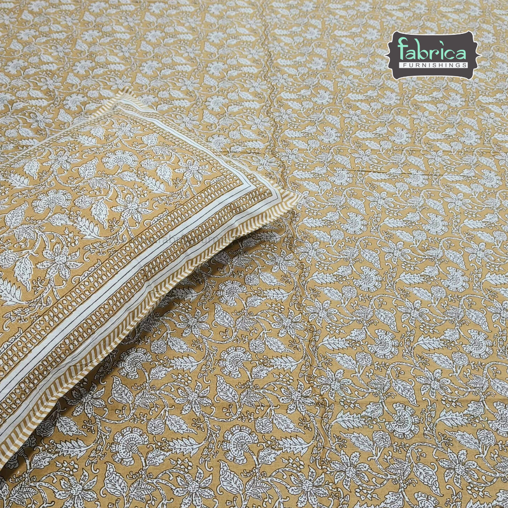 Royal Rajasthani Printed Pure Cotton Double BedSheet