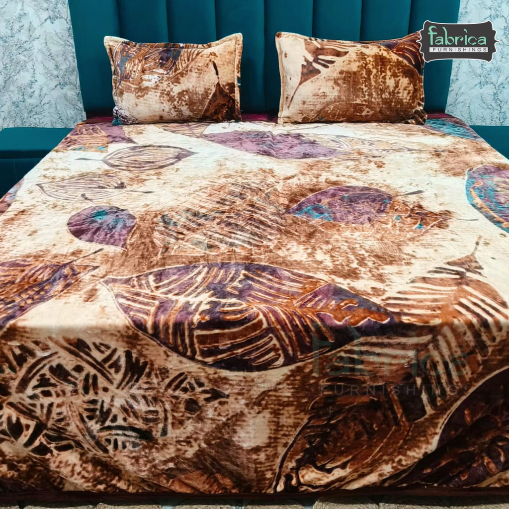 Flano Super Warm King size Winter Bedding Set