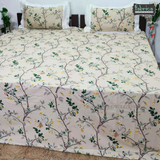 Traditional Anokhi Prints Pure Cotton King Size Lacework  Bedsheet