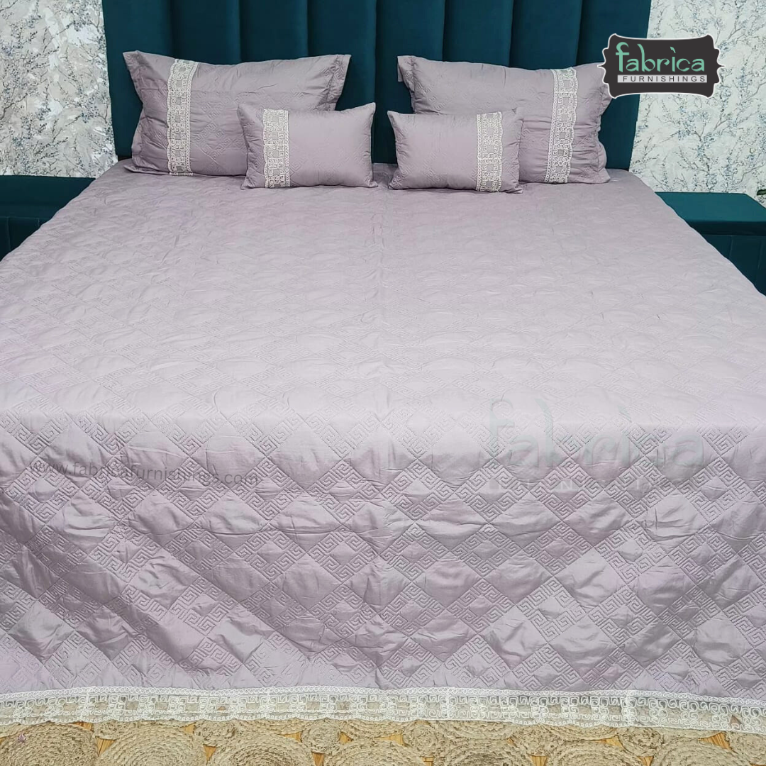 Marvin Lacework Quilted 5 Piece Bedcover Set