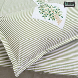 Designer Embroidered Pure Cotton  king Size Bed Sheets