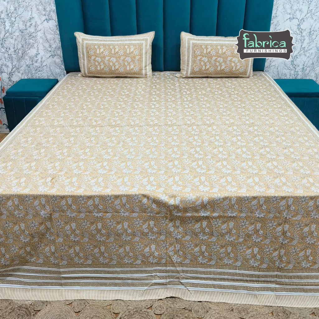 Royal Rajasthani Printed Pure Cotton Double BedSheet