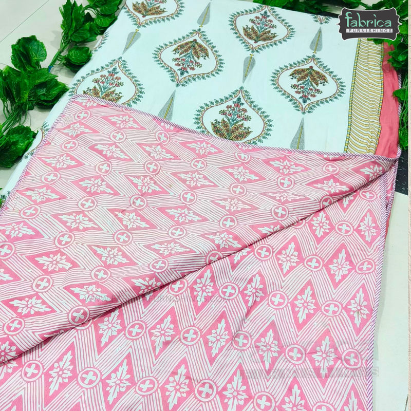 Jharoka Mul Cotton Double Bed Dohars