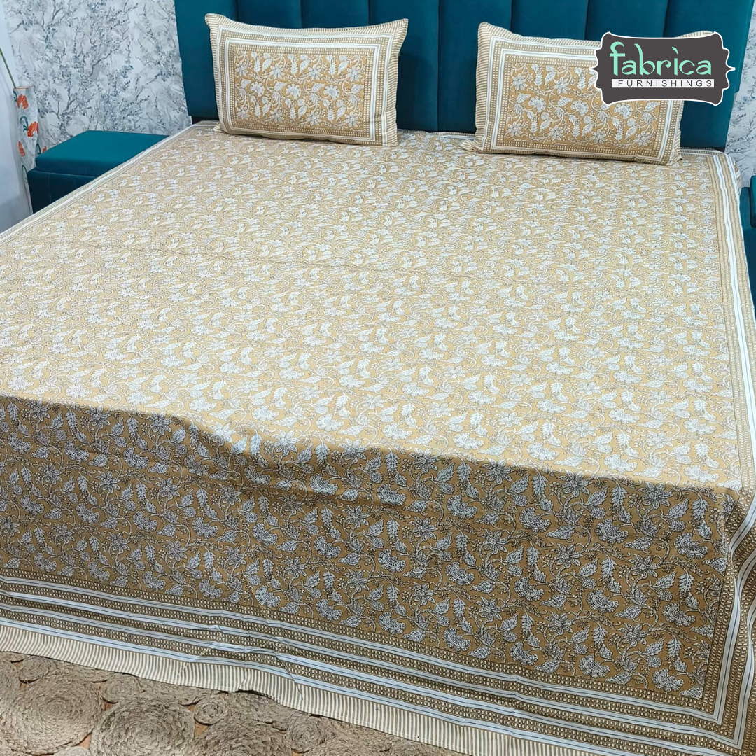 Royal Rajasthani Printed Pure Cotton Double BedSheet