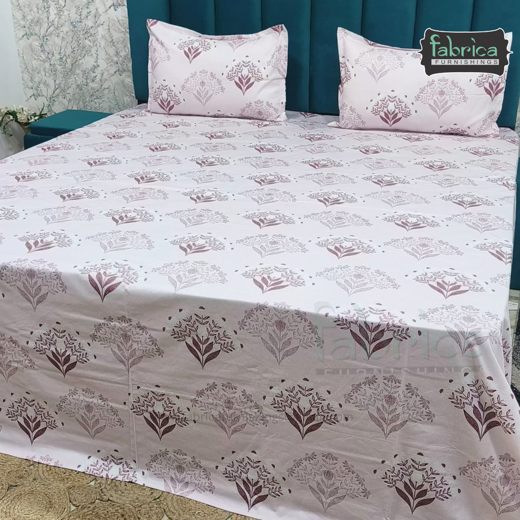 Glory Pure Cotton Premium King Size Bedsheet