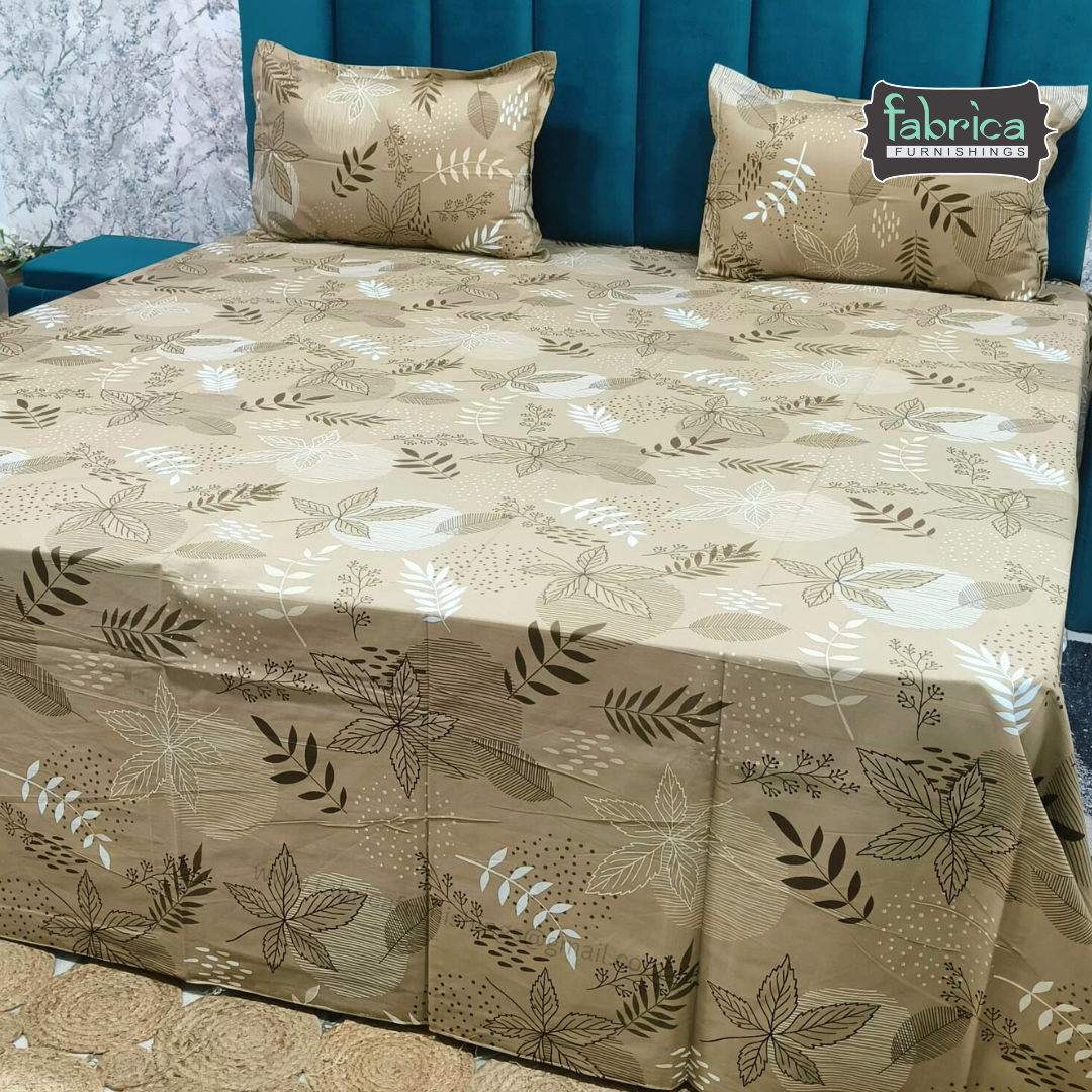 Procian Premium Pure Cotton Printed King Size Bedsheet