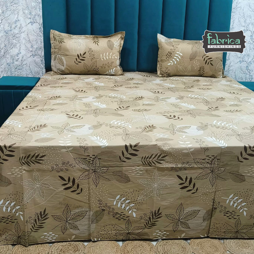 Procian Premium Pure Cotton Printed King Size Bedsheet