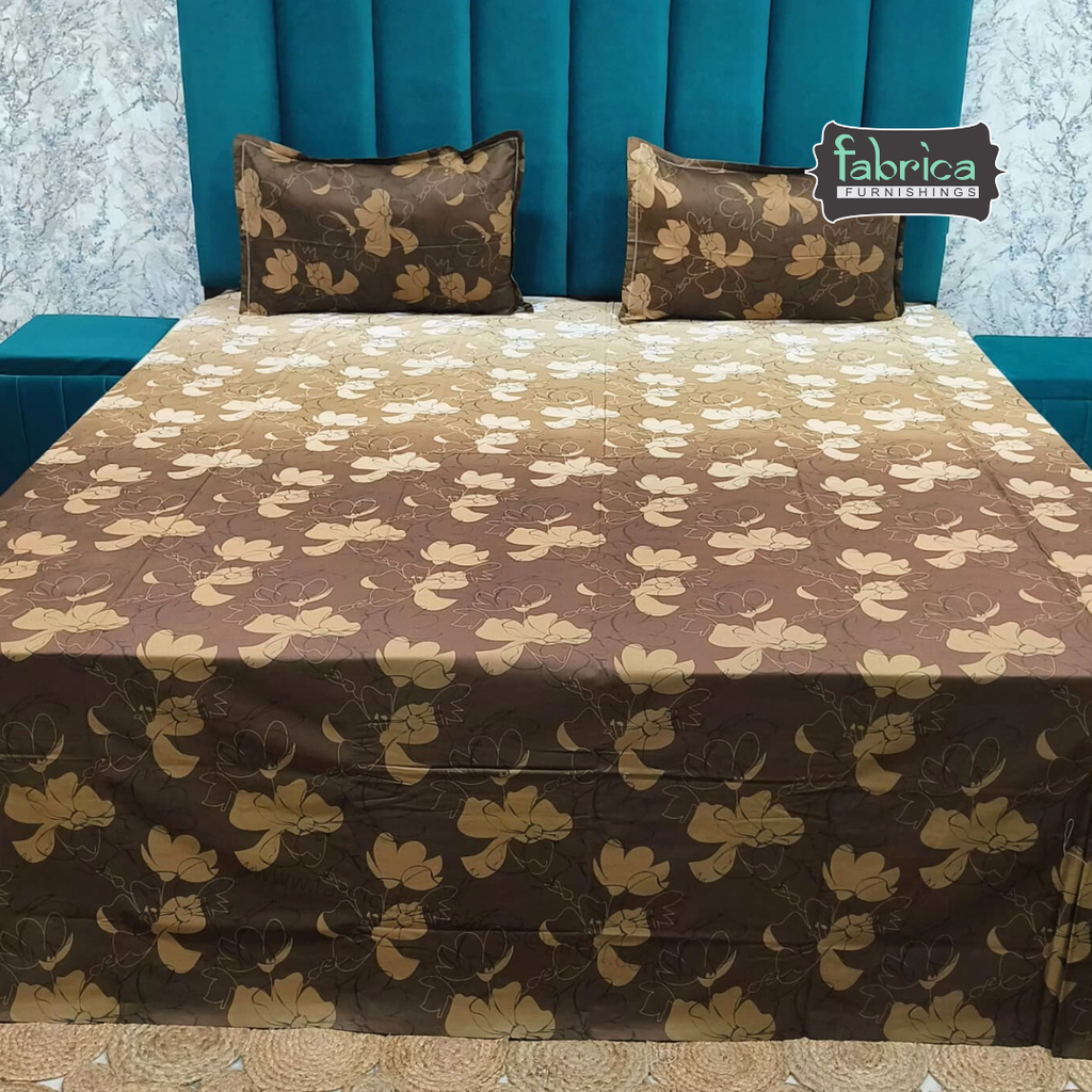 Procian Premium Pure Cotton Printed King Size Bedsheet