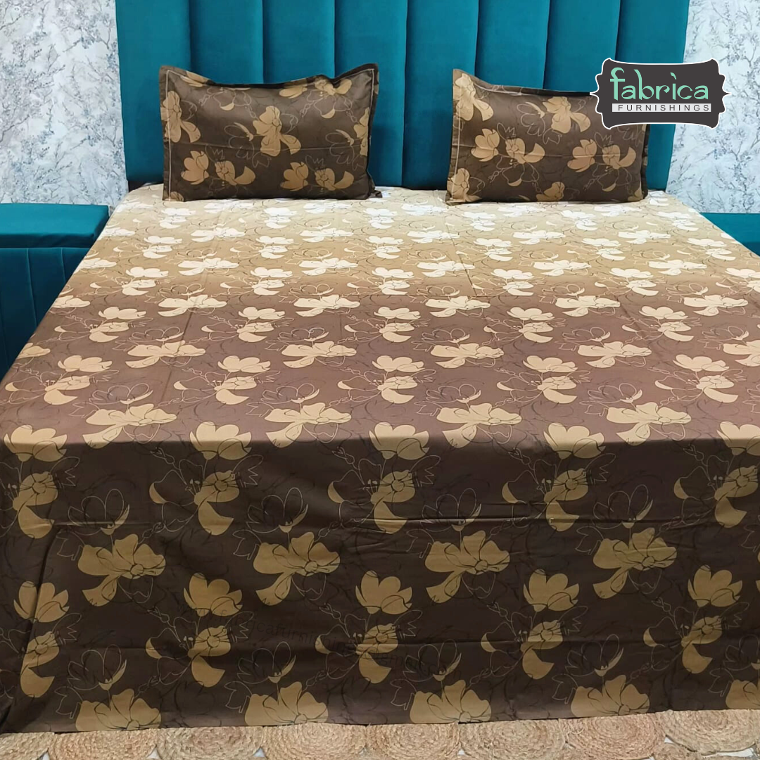 Procian Premium Pure Cotton Printed King Size Bedsheet