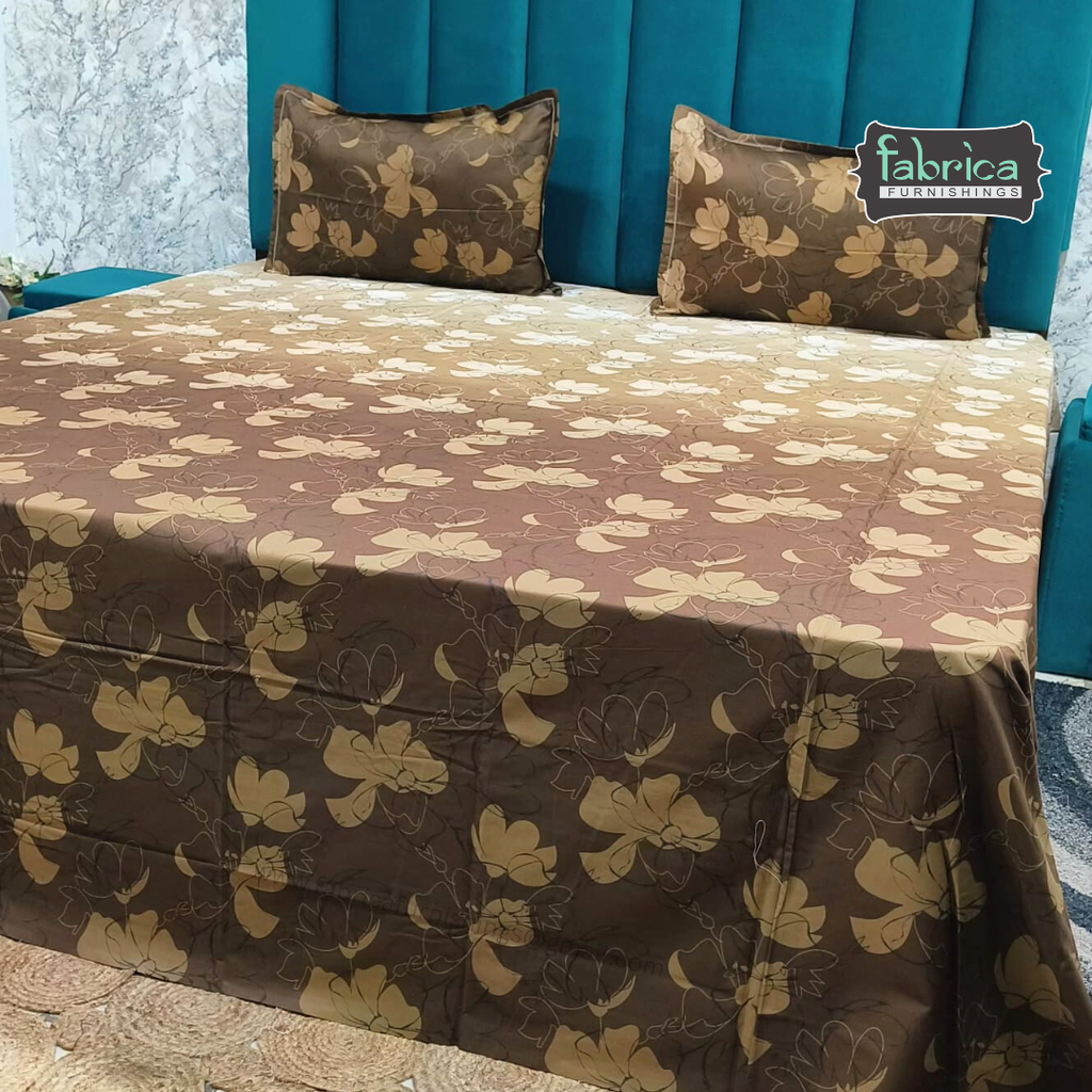 Procian Premium Pure Cotton Printed King Size Bedsheet