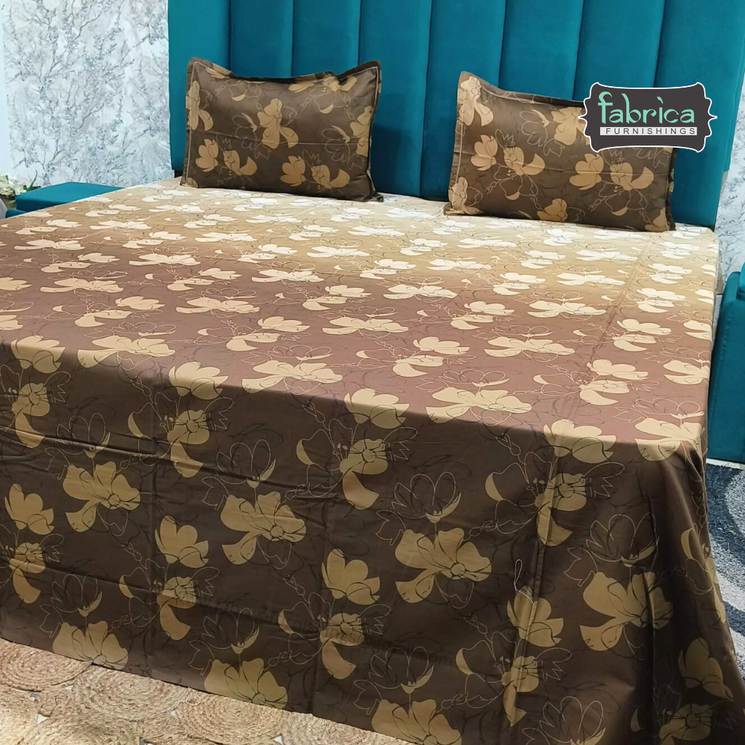 Procian Premium Pure Cotton Printed King Size Bedsheet