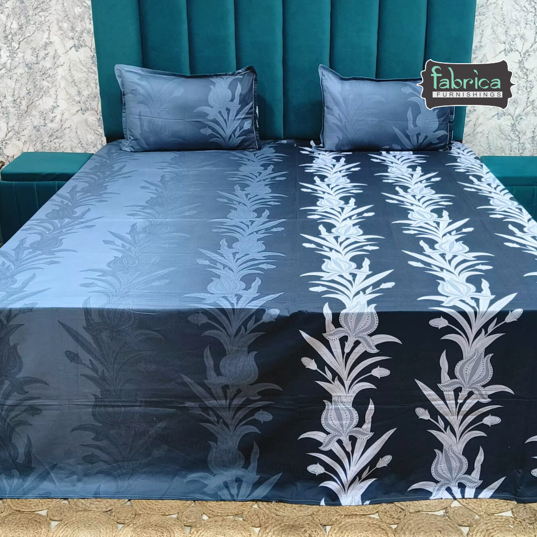 Procian Premium Pure Cotton Printed King Size Bedsheet