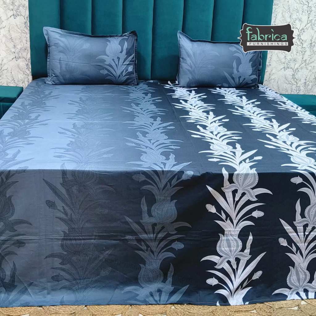 Procian Premium Pure Cotton Printed King Size Bedsheet