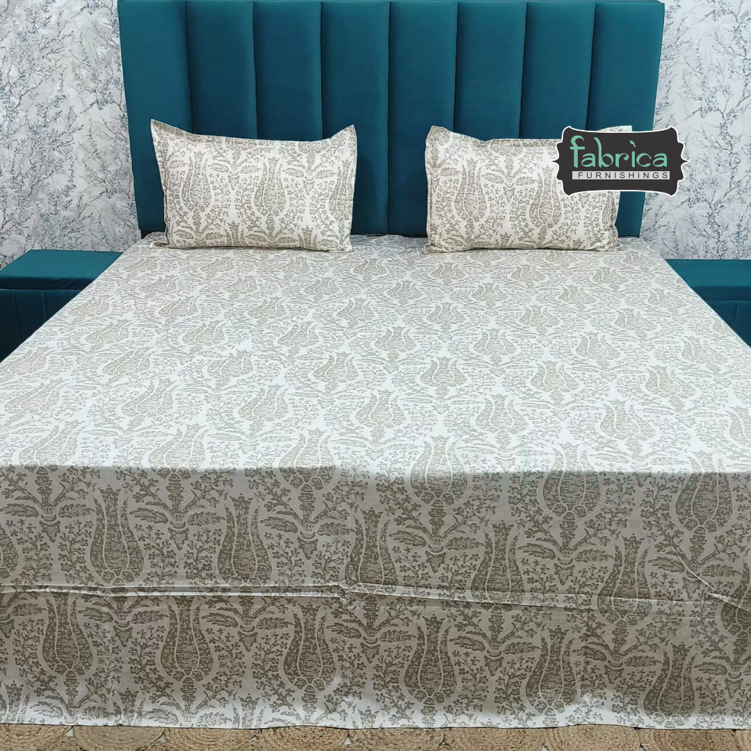 Glory Pure Cotton Premium King Size Bedsheet