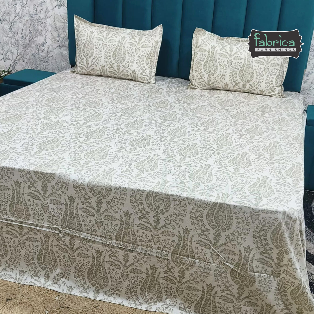 Glory Pure Cotton Premium King Size Bedsheet