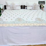 Sengol Super King Size Pure Cotton Printed Bedsheet Set