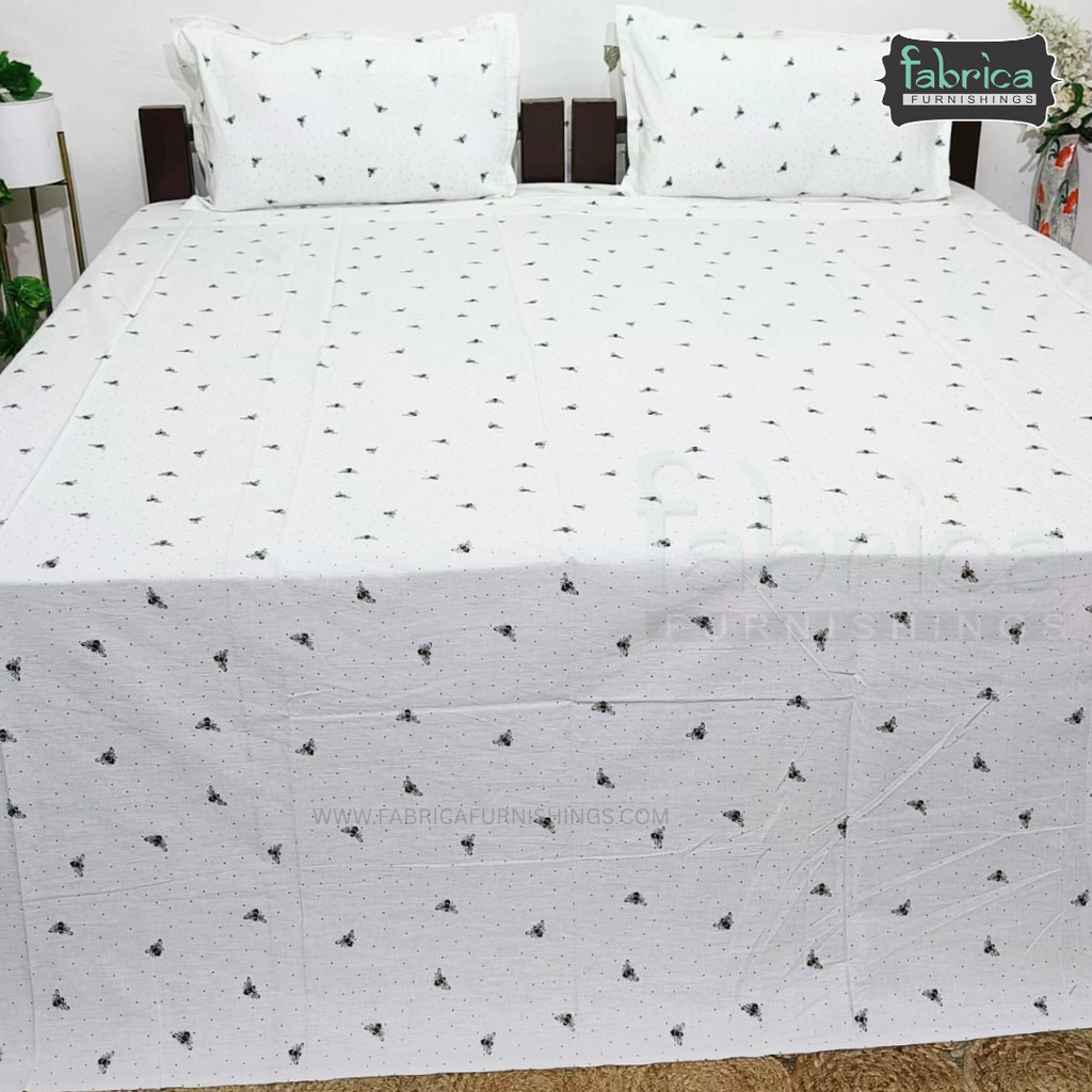 Glory Cotton Premium King Size Bedsheet